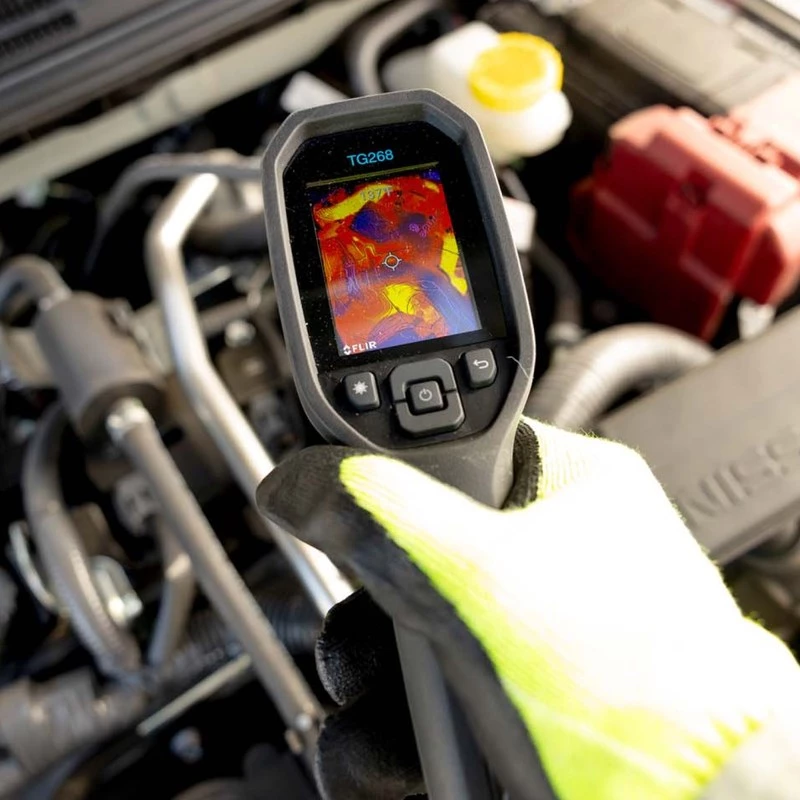 FLIR TG268 infrapunatermomeeter -25 kuni +400°C must sisseehitatud ekraan LCD 320 x 240 pikslit