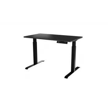 Desk cama meble MOON elektriline kõrgusreguleeritav sirge laud 1210×670 mm must/antratsiit