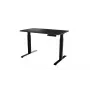 Desk cama meble MOON elektriline kõrgusreguleeritav sirge laud 1210×670 mm must/antratsiit