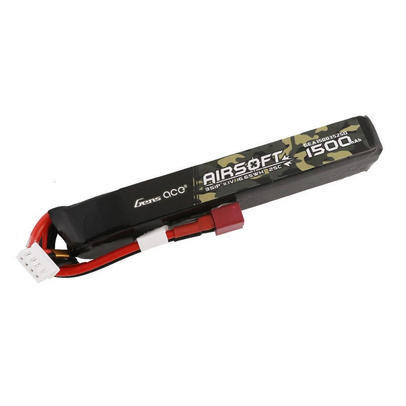 Liitiumpolümeer (LiPo) aku Gens Ace GEA15003S25D 1500mAh 3S 11,1V 25C