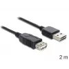 USB-kaabel DeLOCK EASY-USB 2.0-A 2m must