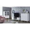 Cama TV stand LOTTA 160 2D2K Valge/sonoma