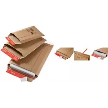 ColomPac Versandtasche aus Corrugated Board, pruun/CP01001 150 x 250 x kuni 50 mm (CP01001)