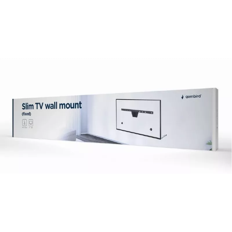 TV-kinnitus Gembird WM-S80F-01 2,03 m Must 50 kg kandevõime