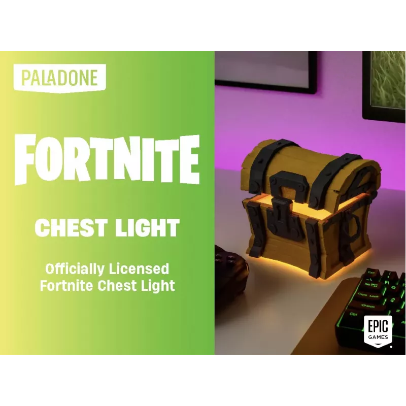 Lambipirn Paladone Fortnite Chest Light – temaatiline LED-uudisvalgusti
