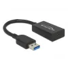USB-kaabel DeLOCK 65698 USB 3.2 Gen 2 0,15 m USB A USB C Must