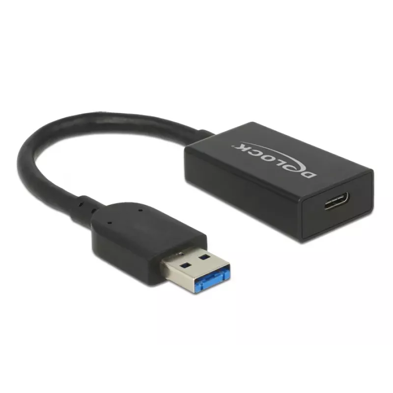 USB-kaabel DeLOCK 65698 USB 3.2 Gen 2 0,15 m USB A USB C Must