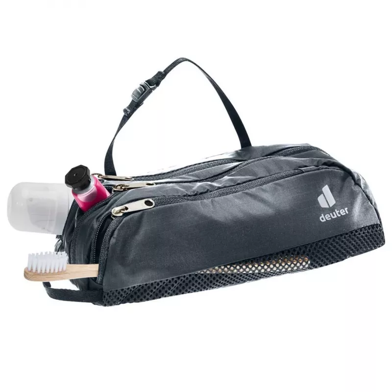 Tualett-tarbekott DEUTER Wash Bag Tour II — kompaktne reisitarbekott, must