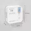 Vingugaasiandur QOLTEC 52577 — patareitoitega alarm, 85 dB helitugevus