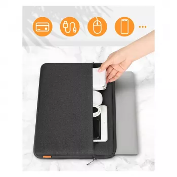 Inateck LB01005 varrukaskott 39,6 cm (15,6-tollistele) sülearvutitele, must