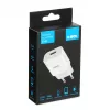 Laadija iBOX C-41 USB 2A, 1 USB-port, microUSB-kaabel, valge