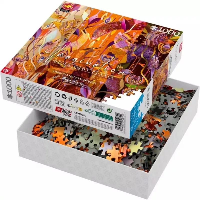 Puzzle Good Loot Imagination - Karolina Matyjaszkowicz: In the Bird Thicket - Triptühhon 1000 tk
