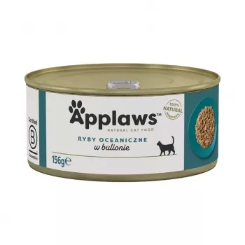 APPLAWS Ookeanikala puljongis - märg kassitoit - 156g
