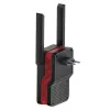 Wi‑Fi signaalivõimendi Cudy RE3000 2400–5000 MHz, 802.11ax/ac/n/g/b/a, Ethernet 100 Mbps, välisantenn, must/punane