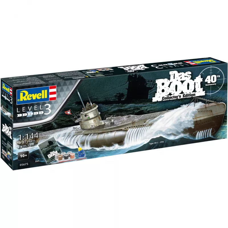 Mudelkomplekt Revell DAS BOOT 40th Y. Kingikomplekt