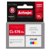 Tindikassett ActiveJet AC-576NX, ühilduv Canon CL-576XL-iga, kõrge (XL) tootlikkus, värvipõhine Kollane/Punane/Sinine, 15 ml