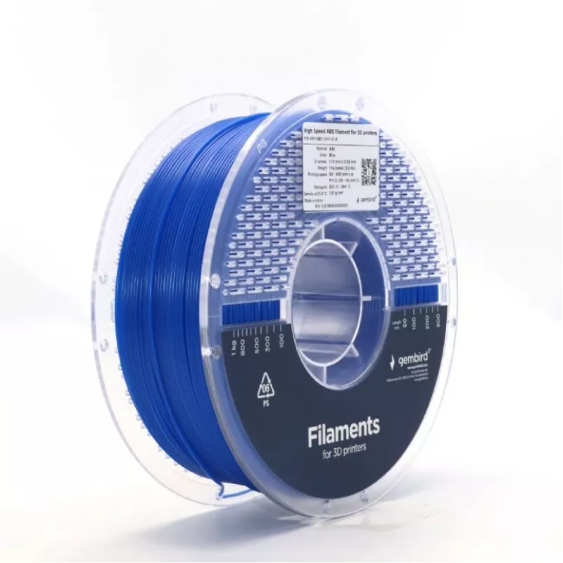 GEMBIRD ABS 1,75 mm 1 kg filament — sinine 3D-printimiseks