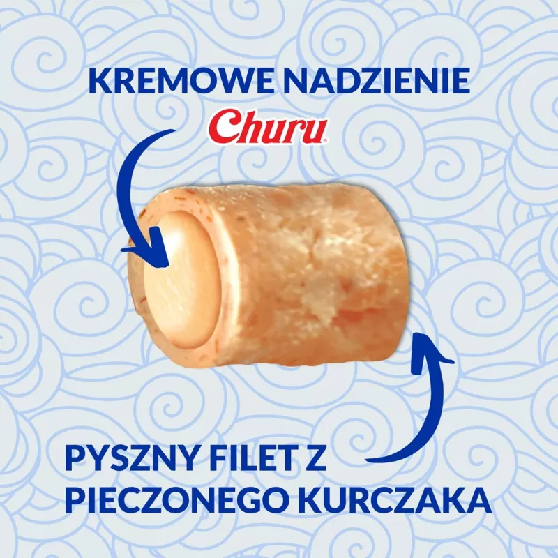 INABA Churu Bites kanaretseptiga mähised – kassimaiused – 3x10 g