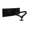 Ergotron LX Pro - Kinnituskomplekt (kaheharuline) - modulaarne - 2 LCD-ekraanile - kõrvuti - Alumiinium - Must - Ekraani suurus: kuni 68,6 cm (kuni 27 tolli) (45-686-292)
