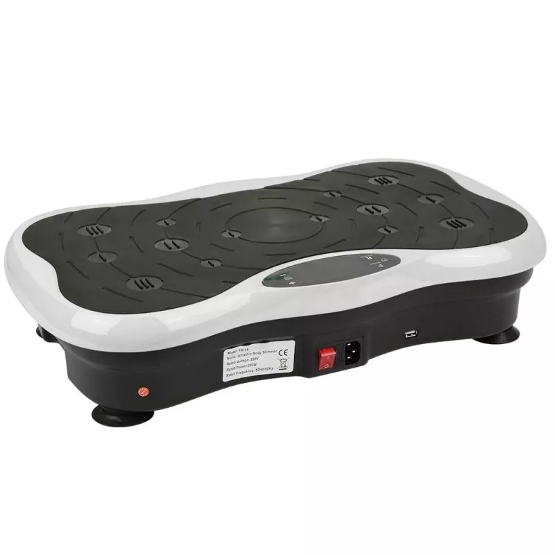 Extralink vibratsiooniplatvorm treeninguks Moonwalk Spinmove Valge