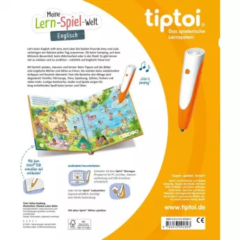 tiptoi Meine Lern-Spiel-Welt: English, õpperaamat