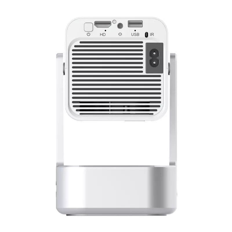 EXTRALINK SMART Projektor CINEMA&KARAOKE IMS360 1920X1080P ANDROID 13 Projektor filmide, mängude ja muusika jaoks koos 2 MIKROFONIGA Valge 300 Luumenit LCD