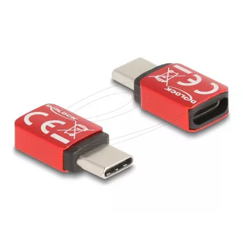 Mobiilseadme laadija DeLOCK 60689 nutitelefon punane 48 V 2 USB USB-C