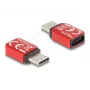Mobiilseadme laadija DeLOCK 60689 nutitelefon punane 48 V 2 USB USB-C