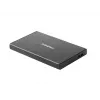 NATEC RHINO GO korpus USB 3.0 2,5-tollisele SATA HDD/SSD-le, must alumiinium