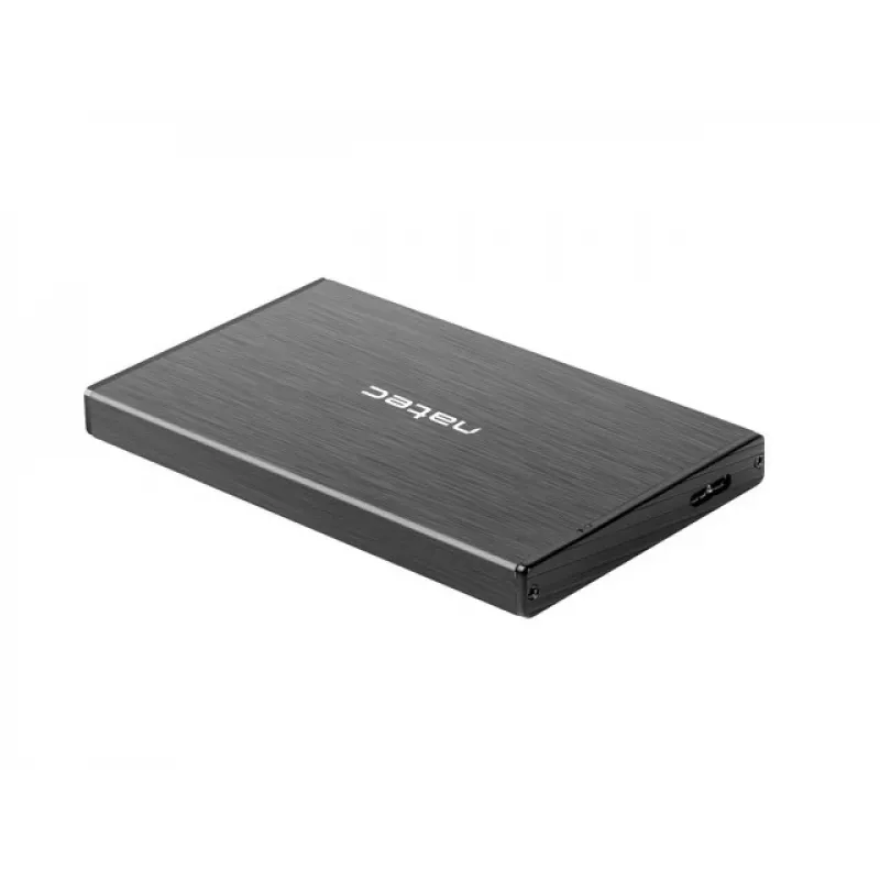 NATEC RHINO GO korpus USB 3.0 2,5-tollisele SATA HDD/SSD-le, must alumiinium