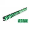 Splice Box Front Panel DeLOCK 19 inch 43370 24 port LC Quad roheline