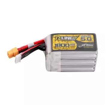 Lipo Tattu R-Line Version 5.0 1800mAh 22.2V 150C 6S aku XT60 pistikuga