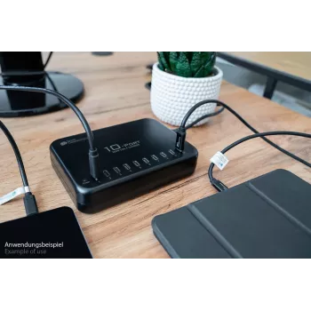 Alcasa PCA-D007S mobiilseadme laadija tahvelarvutile Must Vahelduvvool Kiirlaadimine Siseruumides