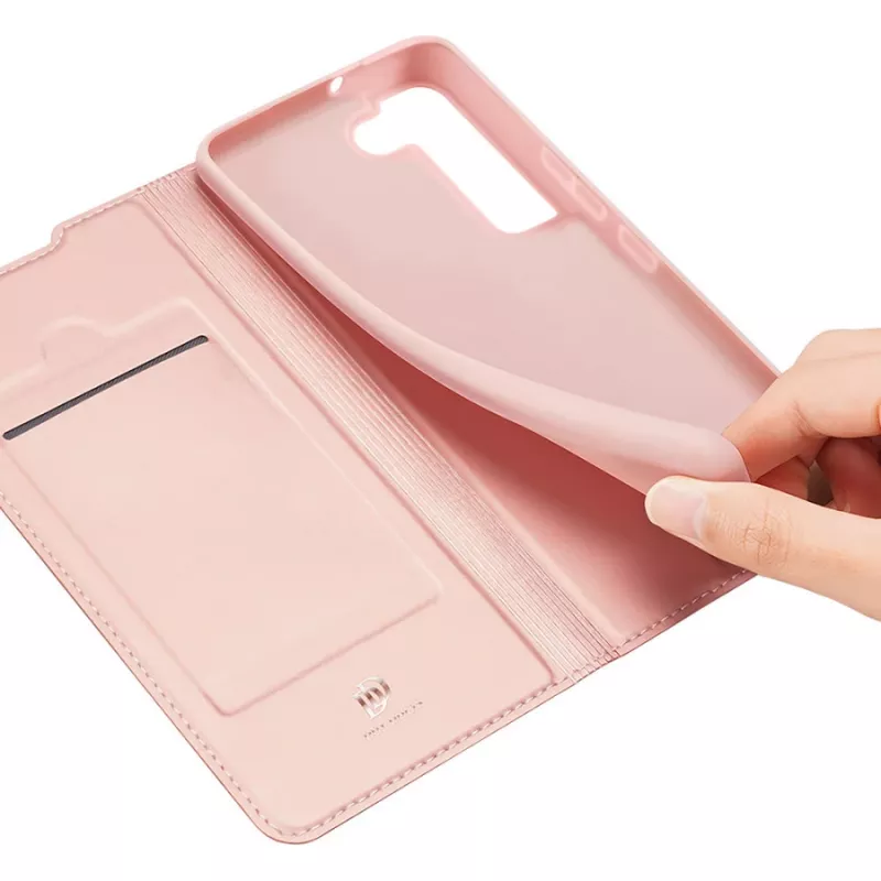 Dux Ducis Skin Pro kabuurikate klapiga Samsung Galaxy S22+ (S22 Plus) roosa