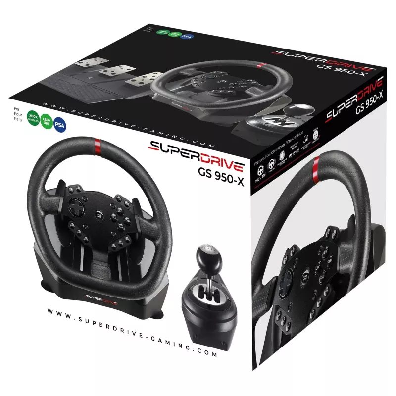 Rool No name Subsonic Superdrive GS 950-X — ühildub PC, PS4, Xbox One, Xbox Series X/S seadmetega