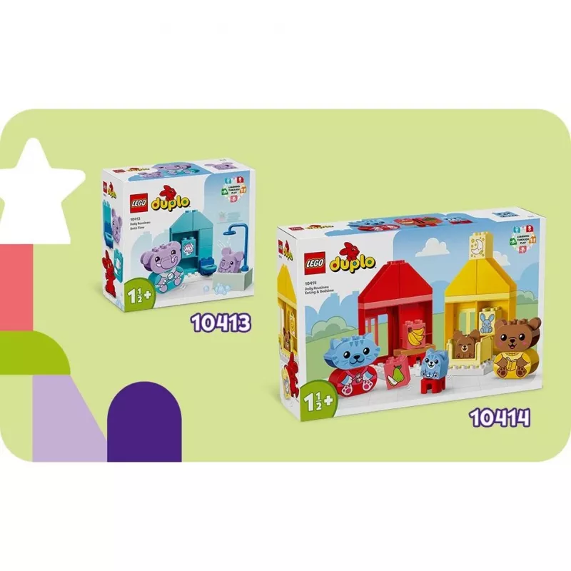 LEGO DUPLO Minu esimesed igapäevased rutiinid: Söömine ja magamaminek 10414