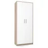 Dokumendikapp OLIV 2D 74x35x180 cm, sonoma tamm/valge