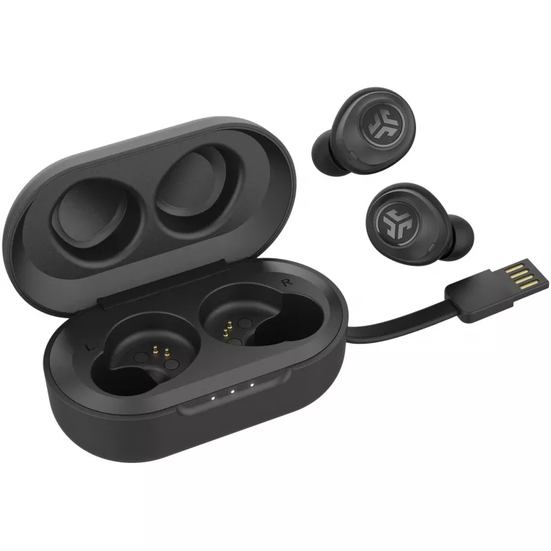 JLab JBuds Air True Headphones Wireless In-Ear USB Type-A Bluetooth Must (IEUEBJBUDSAIRRBLK82)