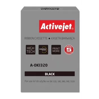 ActiveJet A-OKI320 maatriksprinteri nailonlint 8 mm x 1,6 m, must, 3 000 000 tähemärki, pakendis 100