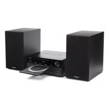 Koduaudio mikrosüsteem Aiwa MSBTU-550 — 50 W RMS, Bluetooth 10 m, FM, LED-ekraan, RCA, must