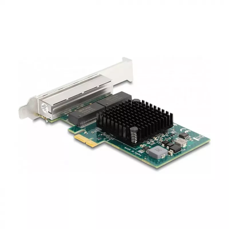 DeLOCK PCI Express x1 kaart 4 x RJ45 Gigabit LAN BCM