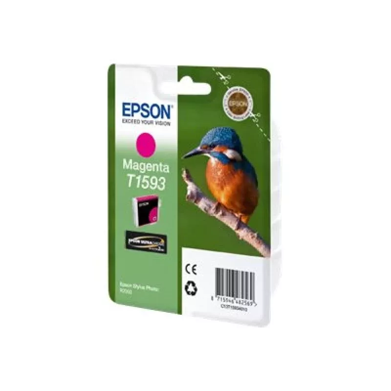 Epson T1593 magenta, magenta, Pigmenttint, 17 ml, 1 tk, 1200 lehekülge