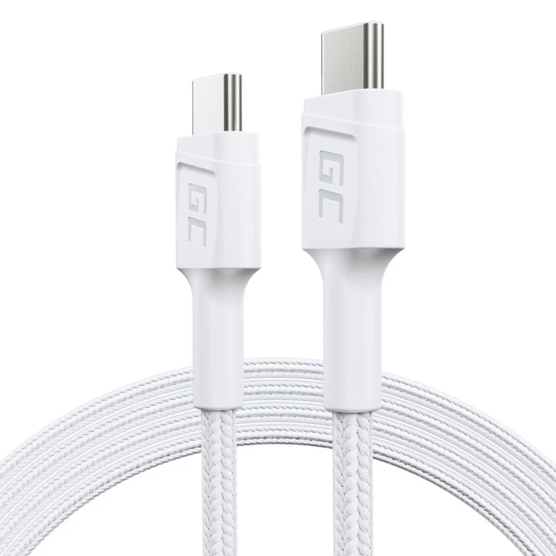 roheline Cell KABGC30W USB-kaabel USB 3.2 Gen 1 (3.1 Gen 1) 1,2 m USB-C valge