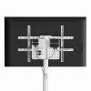 Põranda-TV-alus GEMBIRD TVS-86TR-01-W 37–86-tollistele teleritele, valge, pööratav ja kallutatav, VESA 200x200–600x400, max koormus 50 kg