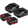 Akumuru niiduk GE-CM 43 Li M Kit, 36 V (2x18 V) (punane/must, 2 liitiumioonakut 4,0 Ah)