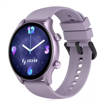 Nutikell Zeblaze Btalk 3 Plus — 1,39-tolline (3,53 cm) IPS 360×360 px, puutetundlik ekraan, silikoonrihm, lilla