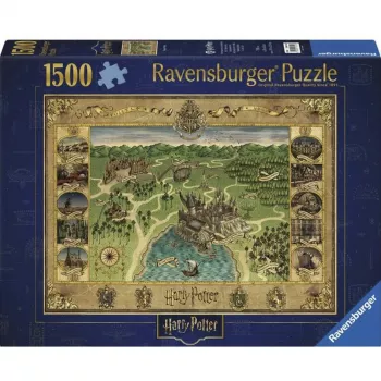 Pusle Ravensburger Hogwarts Map 1500 tükki – Ravensburger 1500 tk