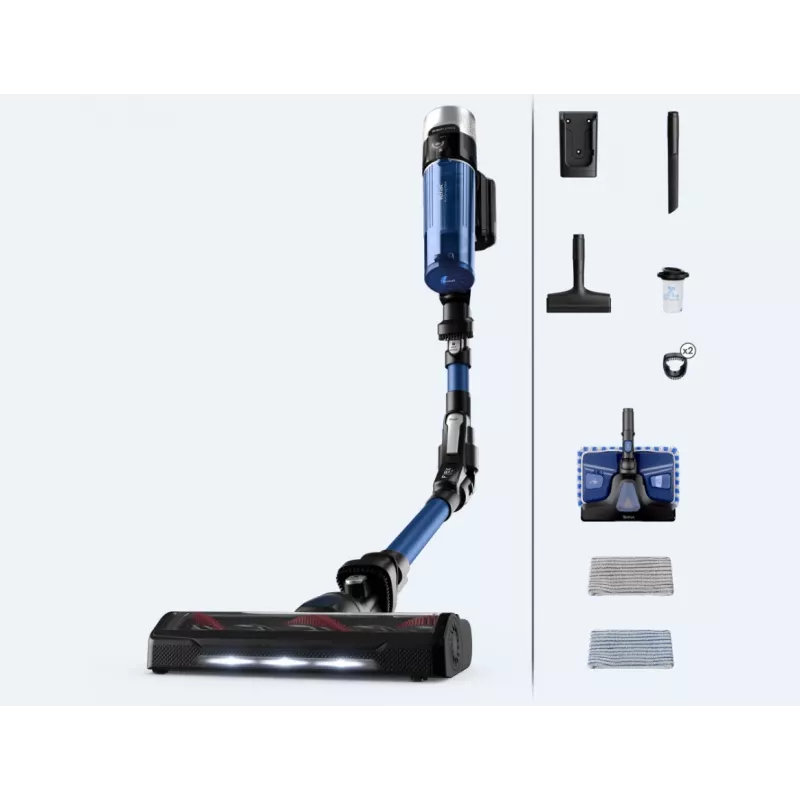 Tolmuimeja Tefal TY20C4WO X-Force Flex 9.60 Aqua — juhtmeta kepp, mudel TY20C4WO
