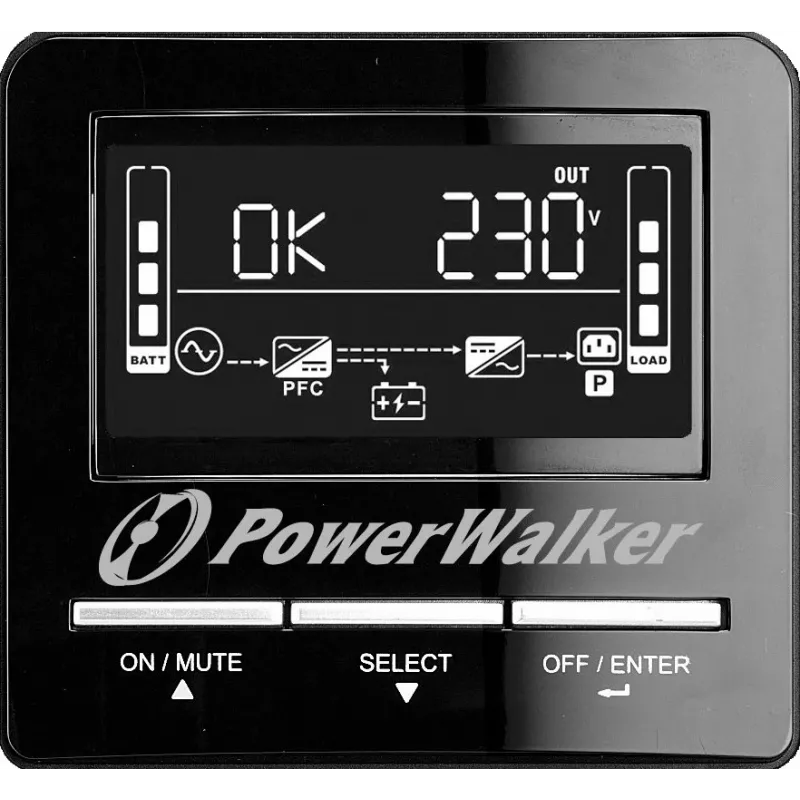 PowerWalker VI 1500 CW FR katkematu toiteallikas (UPS) Line-Interactive 1.5 kVA 1050 W