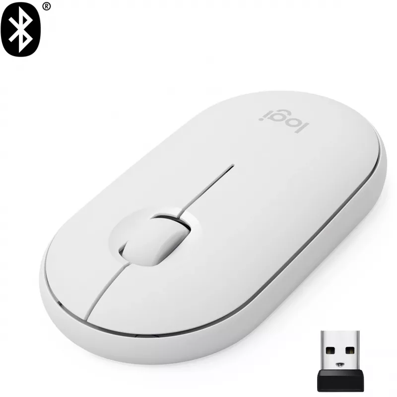 Hiir USB optiline juhtmevaba M350/Valge 910-005716 Logitech